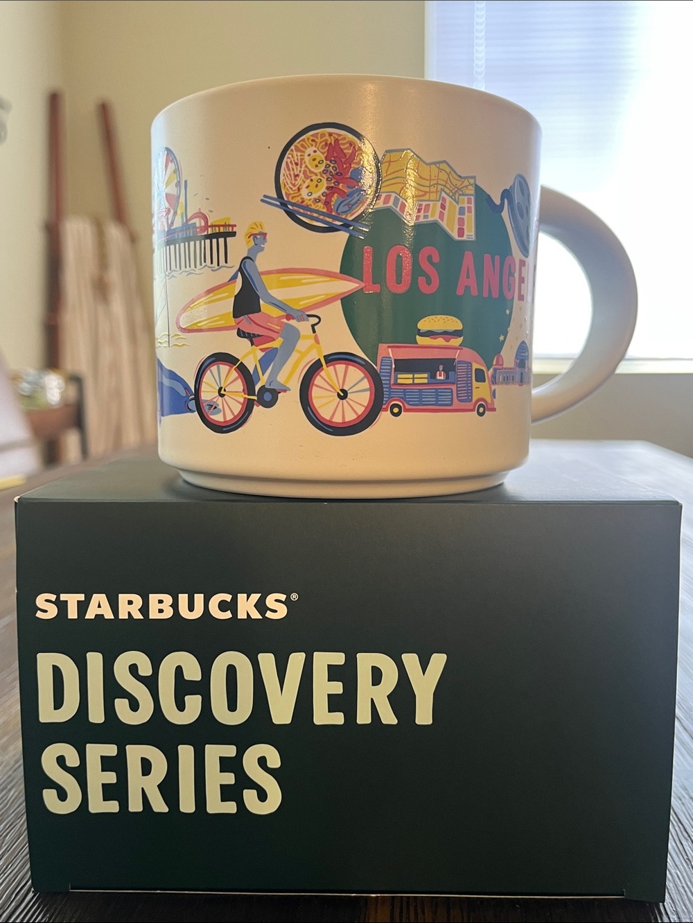 Starbucks Los Angeles Multicolor Cityscape Mug - White